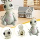 thumbnail image 2 of 1pc, Handmade Voodoo Doll Incense Cone Burner - Desktop Backflow Incense Holder for Home Decoration and Yoga Room - Smoke from Eyes - Resin Ornament - Halloween Decor, 2 of 4