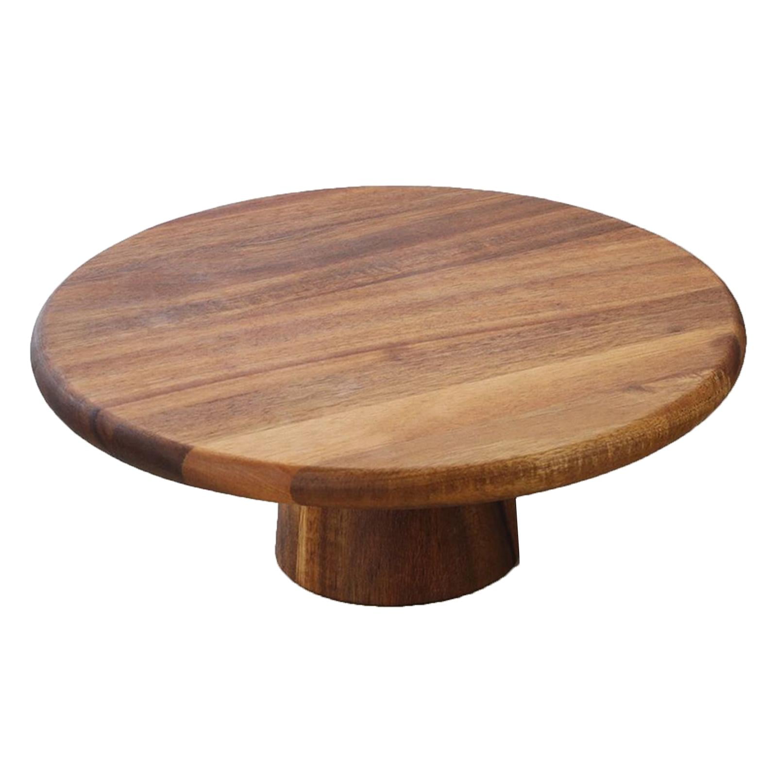 Bothyi - Soporte De Madera Para Tartas, Pedestal Alto Para Tartas, Tartas, Postres, Mesa De Celebración, 30 Cm