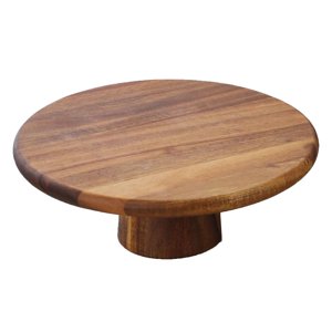 Bothyi - Soporte De Madera Para Tartas, Pedestal Alto Para Tartas, Tartas, Postres, Mesa De Celebración, 30 Cm