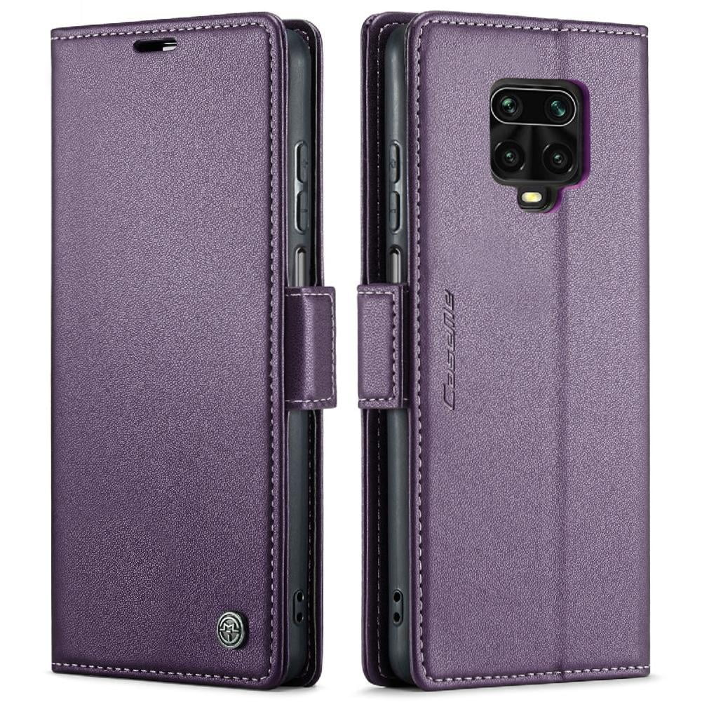 Case Me - Caseme Tipo Cartera Xiaomi Redmi Note 9 Pro Max Con Cierre Magnético, Rfid, Tarjetero, Soporte, Carga Inalámbrica