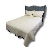 Iiimussa - Cobertor Quilt De Lujo Verano Plaza Y Media Beige