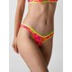 thumbnail image 3 of Bottom de Bikini Daikiri Mujer Calzón Bordes Floral Naranjo Flúor Protección UV50+, 3 of 3