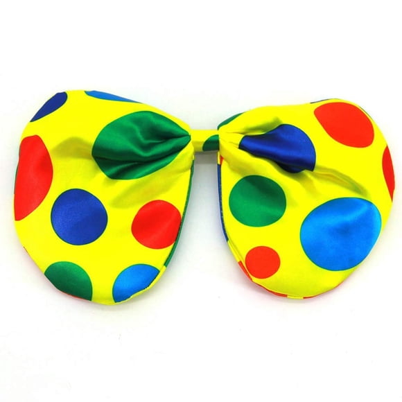 Moño de payaso multicolor con lunares Dress Up America talla L
