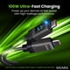 thumbnail image 2 of Cable USB-C GEARit 100W Carga Rápida 1 m Trenzado Gris, 2 of 9