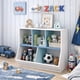 thumbnail image 1 of Biblioteca Organizador Infantil Estante Moderno 6cubos 90x76 Azul, 1 of 6