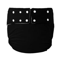 Magideal - Pañal Lavable Para Adultos, Antifugas, Resistente Al Agua, Excelente Absorción De Agua Para Ancianos, Cuidado De Discapacitados, Absorción De Humedad, Negro