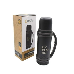 Termo Metálico Negro 1500Ml National Geographic