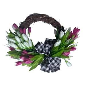 Bothyi - Guirnalda De Tulipanes Guirnalda Diaria Guirnalda De Bienvenida Decorativa Para Decoración De Puertas