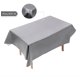 thumbnail image 4 of Mantel De Hule Mesa Rectangular Diseño Liso 140x240cm gris, 4 of 5