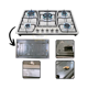 thumbnail image 4 of Encimera A Gas Inox Con Chispero Cocina 5 Platos, 4 of 6