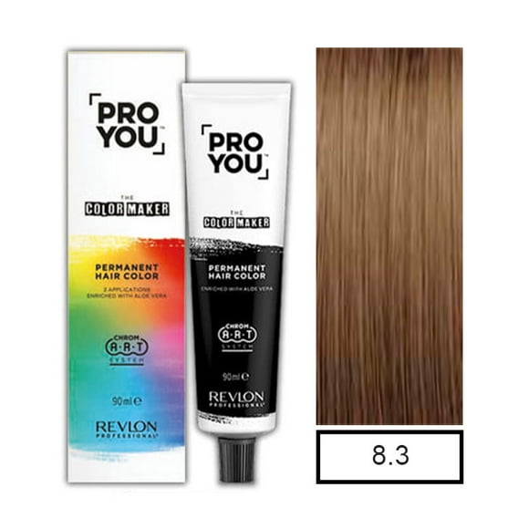 Tintura 8.3 Pro You Rubio Claro Dorado 90ml mas oxidante