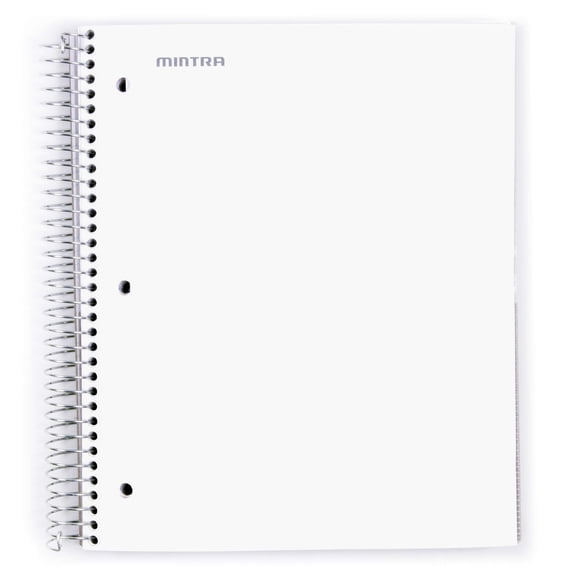 Cuaderno Mintra Office de 5 secciones, renglón universitario, 1 unidad