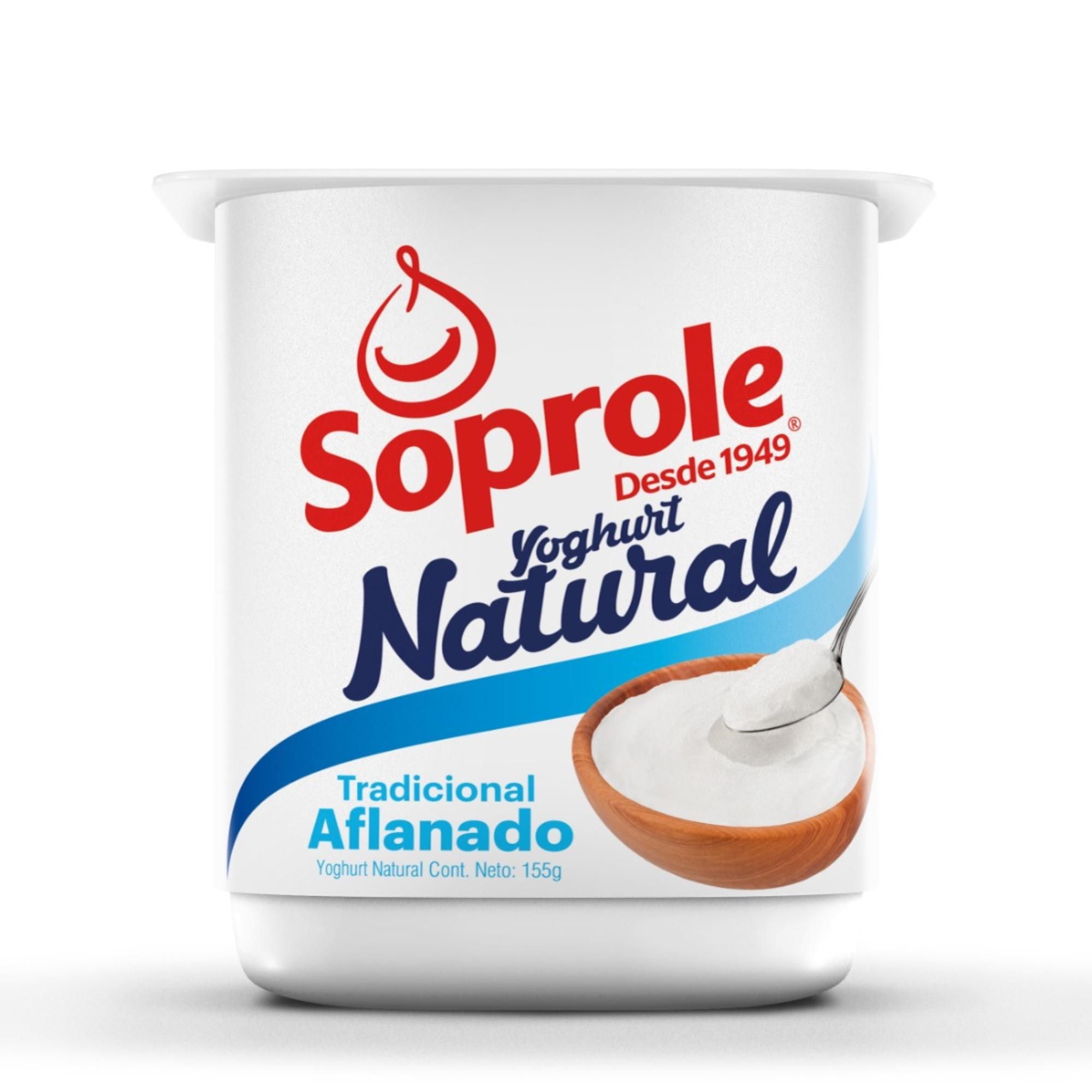 Yoghurt Natural Aflanado 155 g Soprole