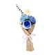 thumbnail image 5 of Ramo De Flores De Ganchillo Flores Artificiales Duraderas Por Artesanos Profesionales Azul, 5 of 5