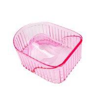 Magideal - Recipiente Para Remojo De Uñas Bandeja De Manicura Herramienta De Remojo De Esmalte Material Resistente Ergonómico Adecuada Para Salón Y Uso Doméstico Rosa