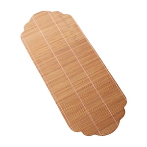 Bothyi - Mantel Individual De Bambú Posavasos De Cocina Tejido Tradicional Mantel Individual Resistente Al Calor Oval