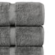 thumbnail image 5 of Toallas Chakir Turkish Linens, 100% algodón, 4 piezas, color gris, 5 of 7