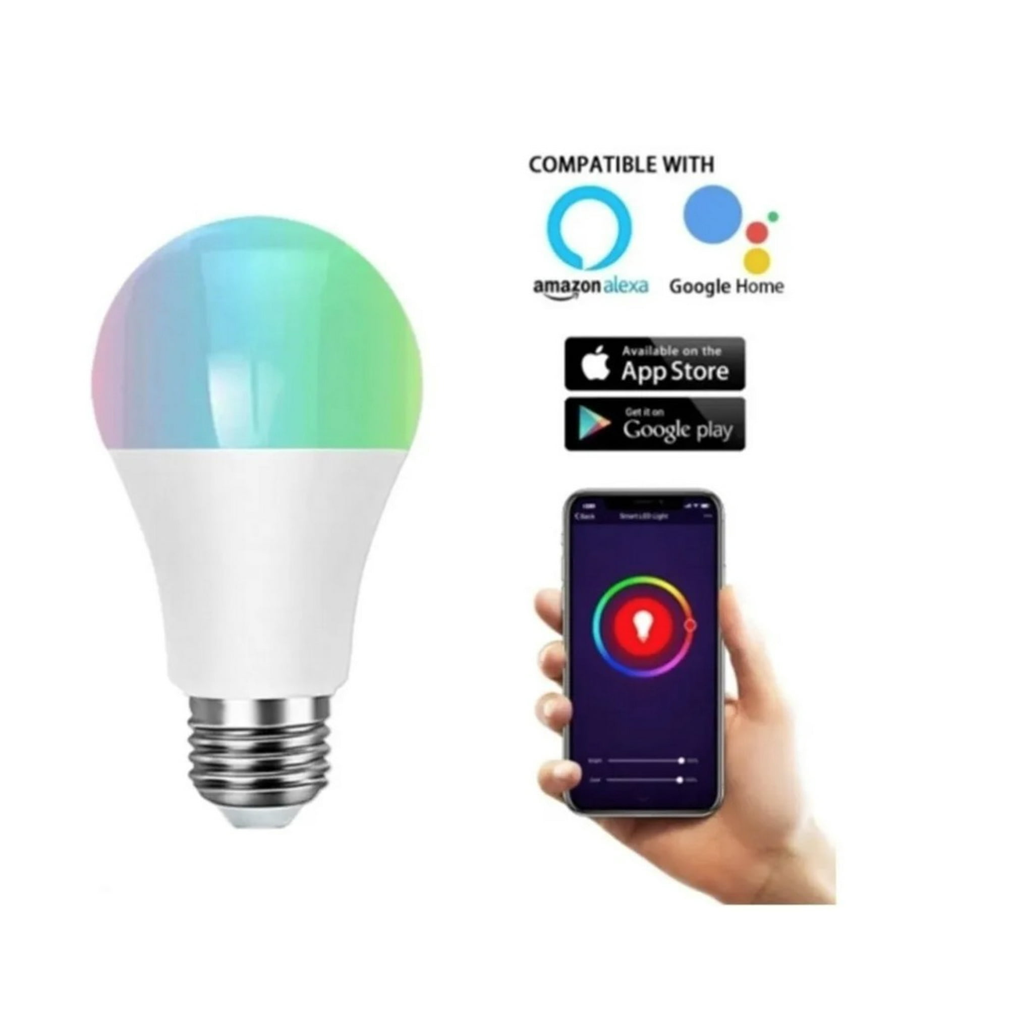 Tomasstore - Ampolleta Inteligente Wifi Ampolleta Alexa Compatible Led T