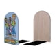 thumbnail image 2 of Cyberchase Sujetalibros decorativos temáticos, tope para estantería con base antideslizante, uso dual para hogar y oficina - 2 piezas, 2 of 6