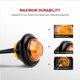 thumbnail image 3 of Lámpara LED Nilight TL-03, 10 unidades, 3/4 pulgadas, redonda, 12 V, 3 of 7