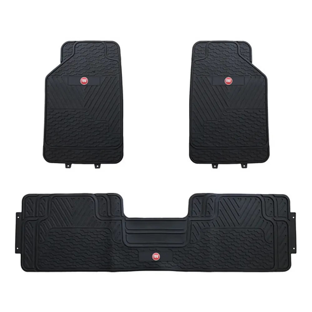 Jj Group - Pisos De Goma 3 Piezas Fiat Para Vehículos