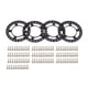 thumbnail image 3 of Llanta De Rueda De Coche Rc De 1 9 Piezas De Anillos Beadlock Para Scx10 90046 1 10 Coche Negro, 3 of 5