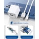 thumbnail image 2 of Cargador Banety para iPhone, paquete de 2, cable USB a Lightning de 6 pies, 2 of 7