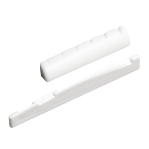 Magideal - Conjunto De Plateadores De Puentes Para Guitarra Acústica, Piezas De Repuesto, Diapositivas De Cuerda Fácil De Instalar Para Accesorios Convencionales Blanco