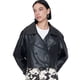 thumbnail image 1 of Chaqueta Mujer Trench Ecocuero Negro Corona, 1 of 5