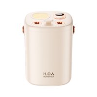 Xusx111 - Humidificador Para Dormitorio Humidificadores De Niebla Fresca Portátiles Humidificador De Escritorio Usb De Apagado Automático, Con Luz Nocturna Cálida Y Diseño De Boquilla Doble Para Ofici