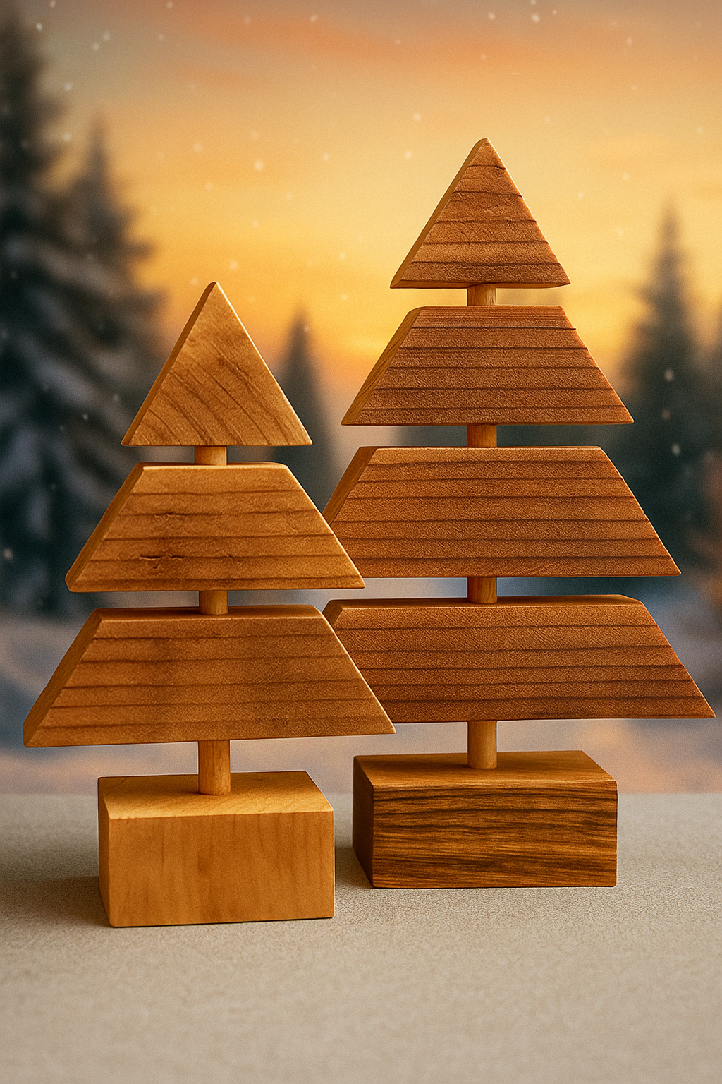 Circuito Verde - Duo Pinos En Roble Reciclado