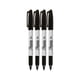 thumbnail image 2 of Rotuladores permanentes Sharpie Fine Point de tinta negra (paquete de 4), 2 of 4