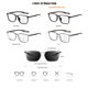 thumbnail image 3 of Gafas de Lectura HOOBAY 1.5 Sobredimensionadas Multifocales Fotocromáticas, 3 of 9