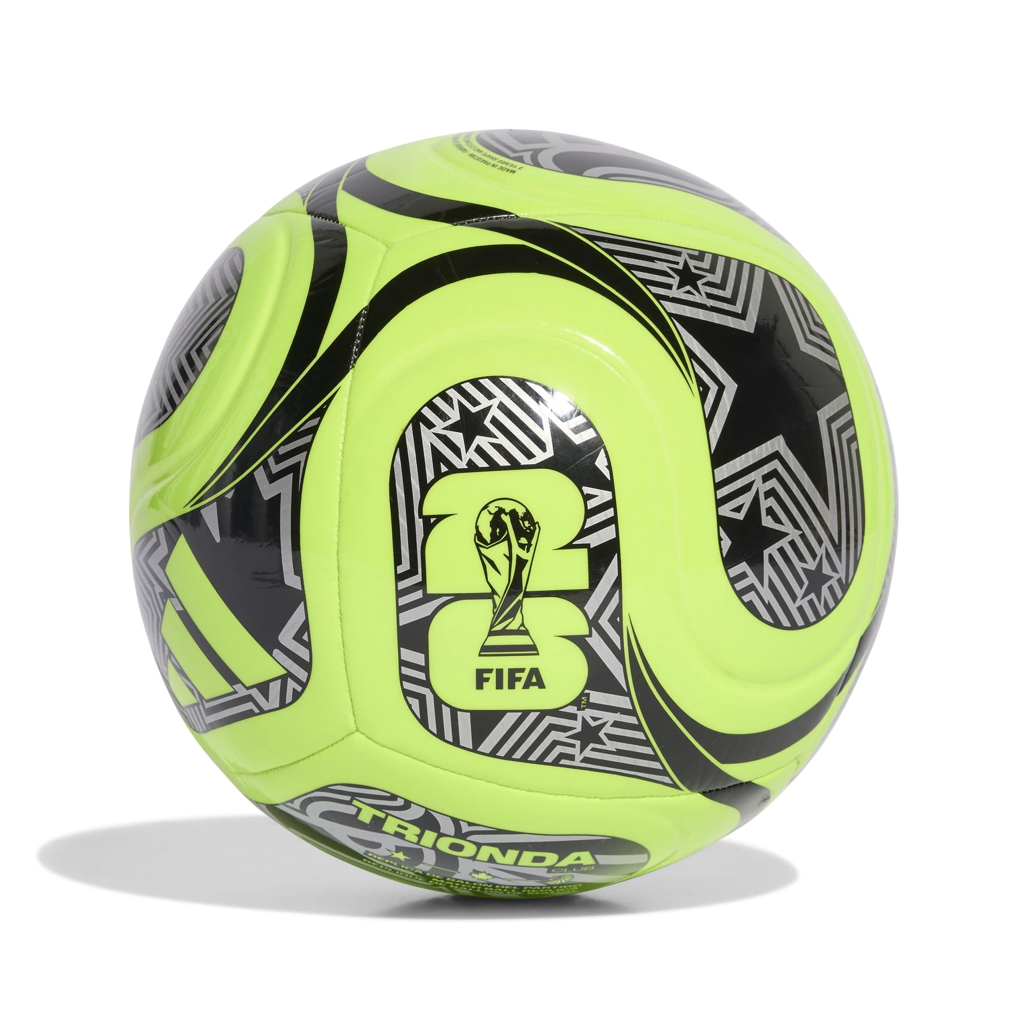 Balón De Fútbol Adidas World Cup Lucid Lemon/black/silver 4
