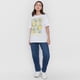 thumbnail image 4 of Polera Mujer Estampada Blanco/Rojo Corona, 4 of 5