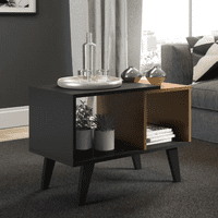 Exit - Mesa De Centro Circular Sara Roble Gris