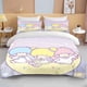 thumbnail image 1 of Little Twin Stars Printed Bedding Set Cartoon Anime Microfiber Bed Set Pillowcase Adult Bed Cover Bedroom Bed Set Duvet, 1 of 5
