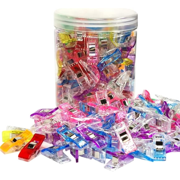 Clips Plasticos Otylzto 120 Unidades Frasco Quilting 2.7cm