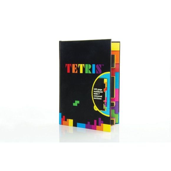 Cuaderno Paladone Tetris 140 páginas con 7 secciones de colores