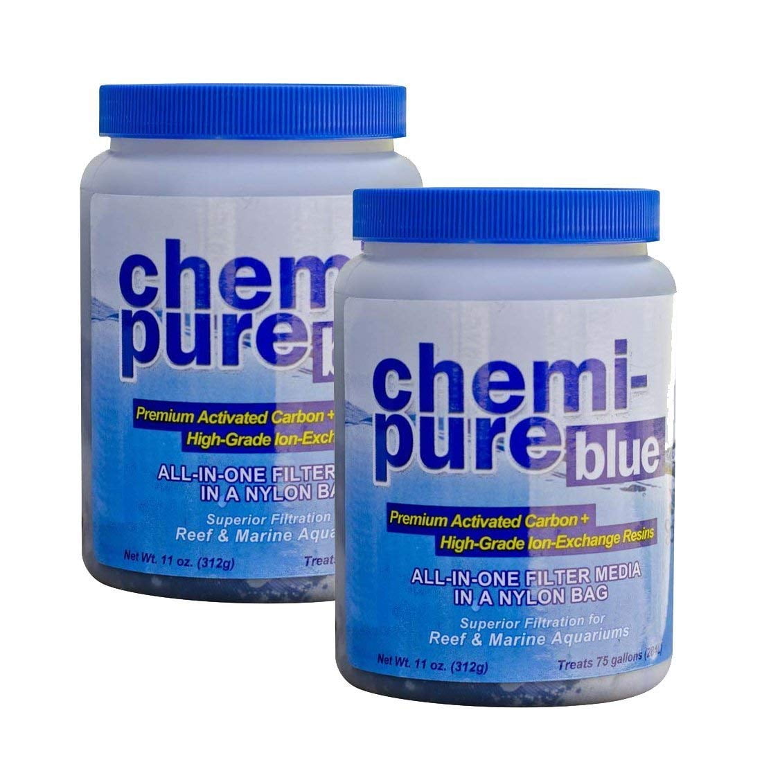 Medios de filtración Chemi Pure Blue Boyd Enterprises 325 ml (paquete de 2)