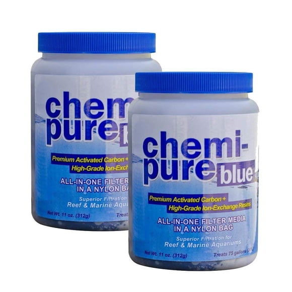 Medios de filtración Chemi Pure Blue Boyd Enterprises 325 ml (paquete de 2)