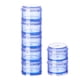 thumbnail image 5 of Organizador Semanal De Pastillas De Plástico De 7 Piezas Bote Apilable Para Botones Cuentas Azul, 5 of 5