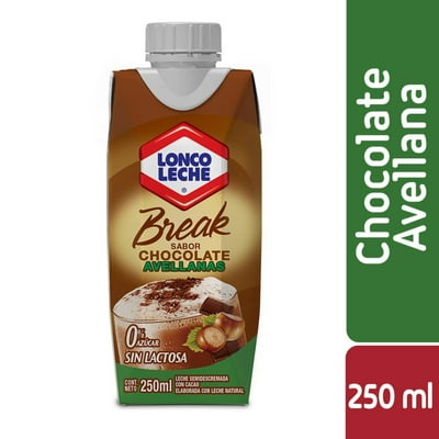 Leche Break Chocolate Avellanas 250 Ml Loncoleche