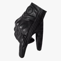 Guantes Para Motociclismo De Cuero Liso Motowolf 0302 - Talla M