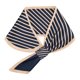 thumbnail image 1 of INSPIRE CHIC Bufandas de Mujer Estrechas de Satén Sedoso con Estampado, Fácil de Pasar por el Cuello, Pañuelo Largo y Estrecho Negro Caqui 30.3x5.5, 1 of 6