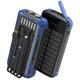thumbnail image 1 of Power Bank Cargador Solar SOXONO 40000mAh con PD 20W Azul, 1 of 8