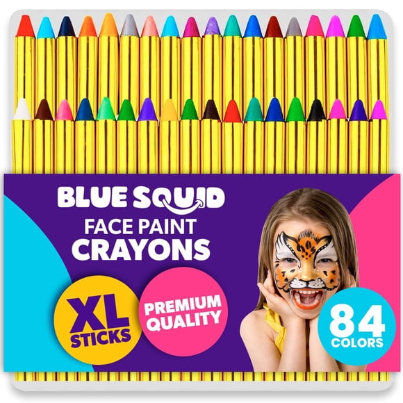 Lápices de colores Blue Squid, 84 unidades, XL, metalizados y clásicos