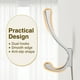 thumbnail image 4 of Pack de 6 Ganchos Metálicos de Pared Resistentes – Color Plata – Para Abrigos, Sombreros, Toallas y Maceteros – Capacidad hasta 13 kg, 4 of 8