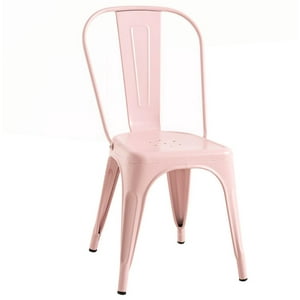 Pandalino - Sillas Tolix Acero Rosado | Resistente Para Exterior E Interior Rosa