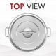 thumbnail image 3 of Olla de gran capacidad Concord Cookware 117 L de acero inoxidable, 3 of 9